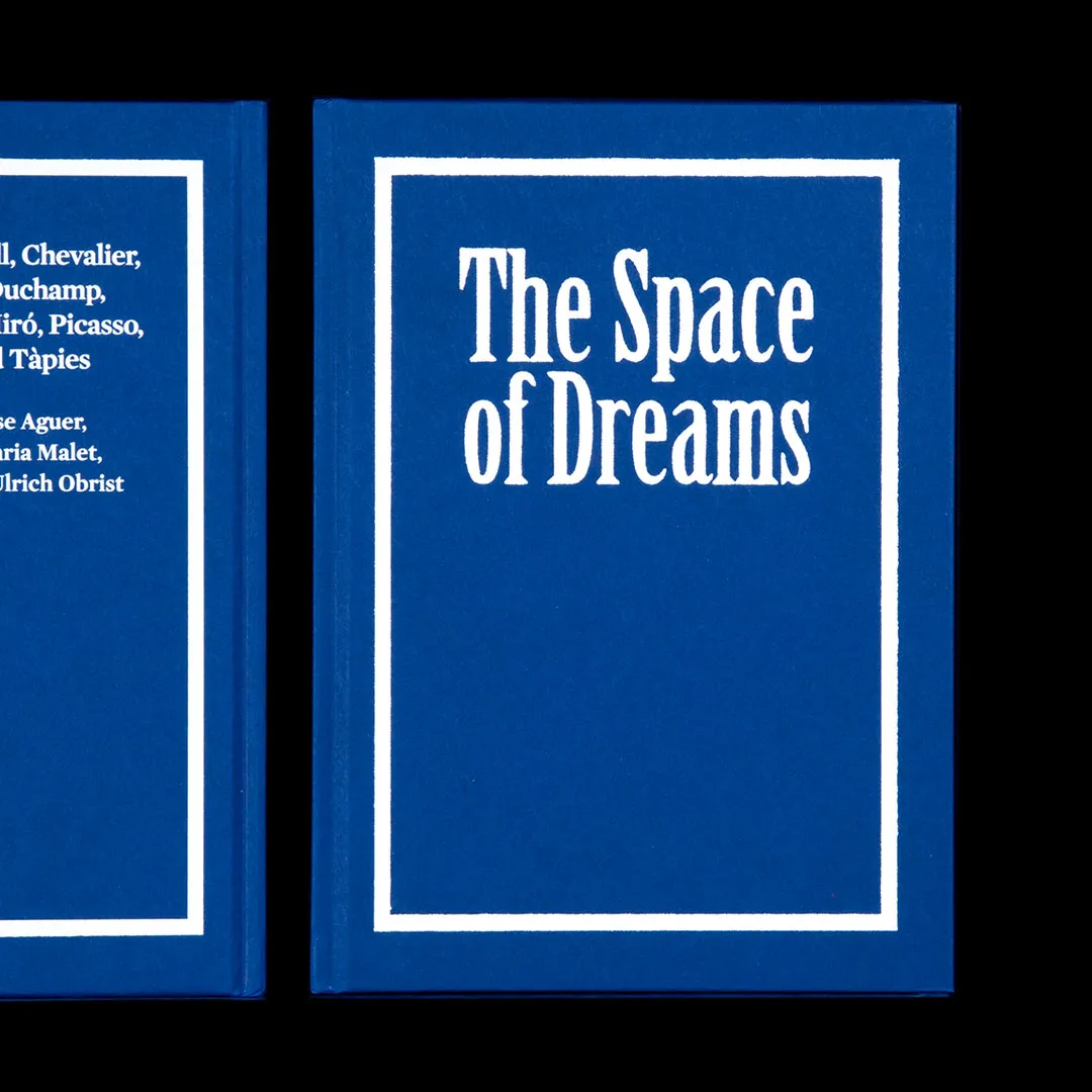 Diseño editorial. Catálogo de arte "The Space of Dreams". Galeria Mayoral. Barcelona