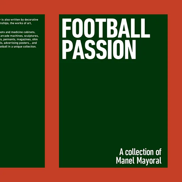 Diseño editorial. Publicación "Football Passion". Cubierta.