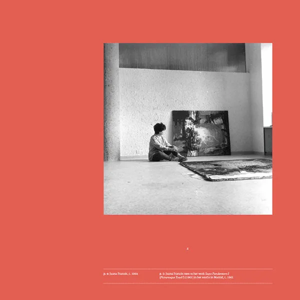 Diseño editorial: Catálogo para la exposición "Juana Francés. Informalism was also female". Galeria Mayoral