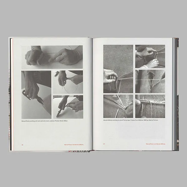 Diseño editorial. Publicación "Rivera - Millares. Ethics of Representation". Galeria Mayoral.