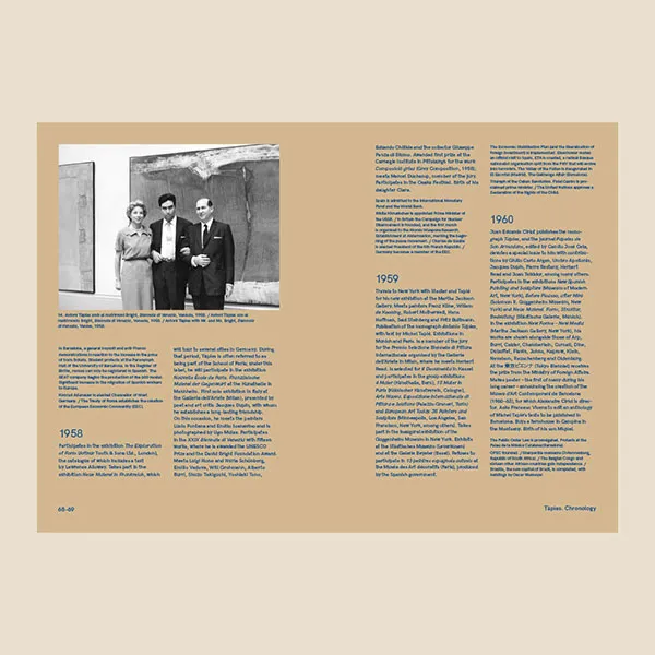Diseño editorial. Publicación "Tàpies als 30". Fundació Antoni Tàpies