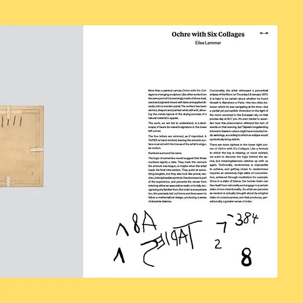 Diseño editorial. Catálogo para la exposición "Tàpies Today"